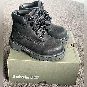 Toddlers Black Timberland Boots
